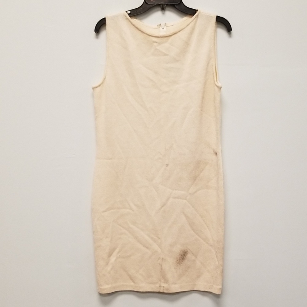 St John Collection Off White Shift Dress Size 8